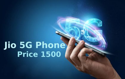 Jio 5G phone price 1500